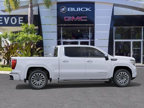 Glacier White Tricoat 2026 GMC Sierra 1500 Denali Ultimate