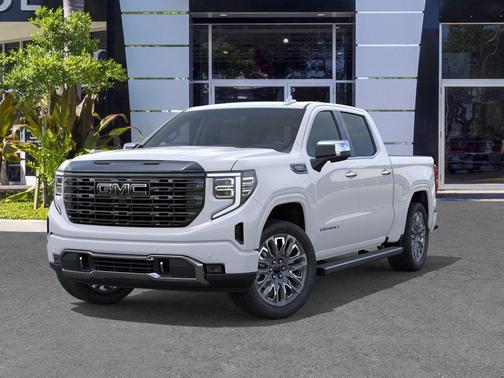 Glacier White Tricoat 2026 GMC Sierra 1500 Denali Ultimate