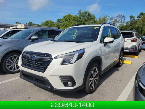 Crystal White Pearl 2023 Subaru Forester Limited