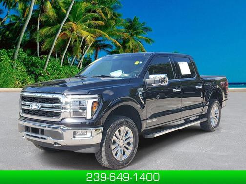 AGATE BLACK METALLIC 2024 Ford F-150 Lariat Truck