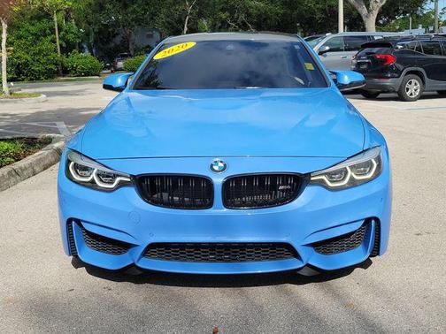 Yas Marina Blue Metallic 2020 BMW M4 Base