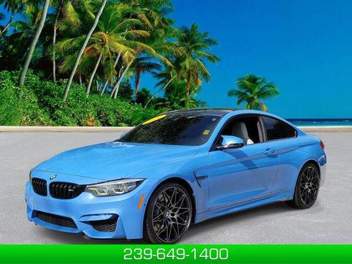 Yas Marina Blue Metallic 2020 BMW M4 Base