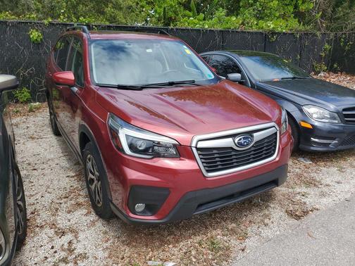 Crimson Red Pearl 2021 Subaru Forester Premium