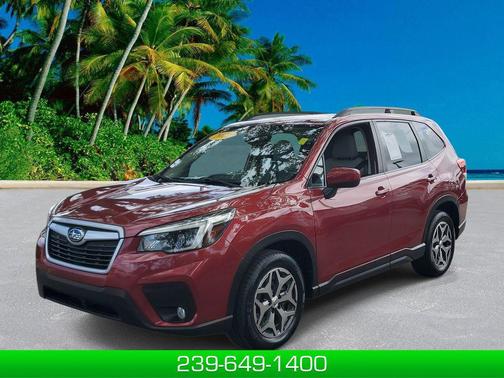 Crimson Red Pearl 2021 Subaru Forester Premium