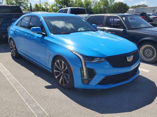 Electric Blue 2023 Cadillac CT4-V V-Series Blackwing