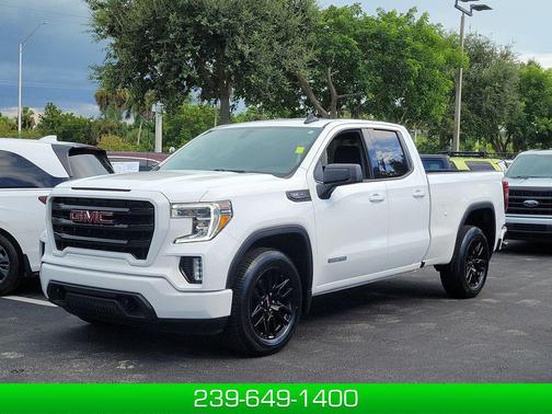 Summit White 2021 GMC Sierra 1500 Elevation