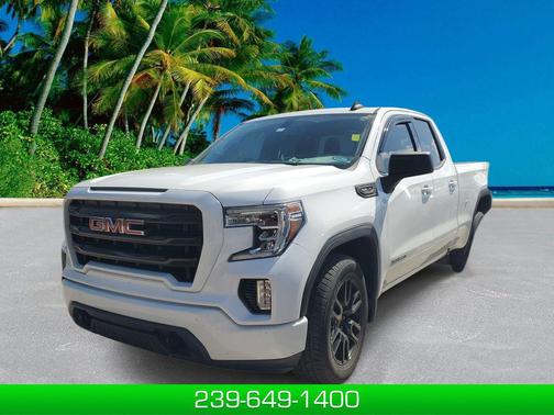 Summit White 2021 GMC Sierra 1500 Elevation