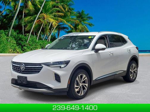 Summit White 2021 Buick Envision AWD Essence