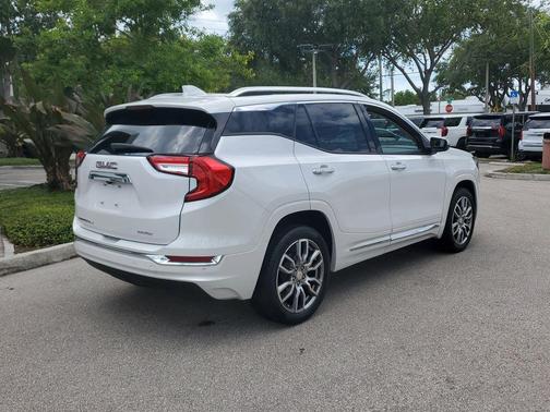 White Frost Tricoat 2023 GMC Terrain Denali