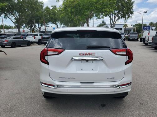 White Frost Tricoat 2023 GMC Terrain Denali