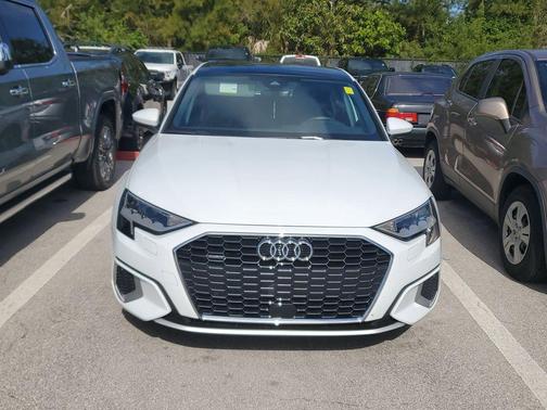 Glacier White Metallic 2022 Audi A3 Premium