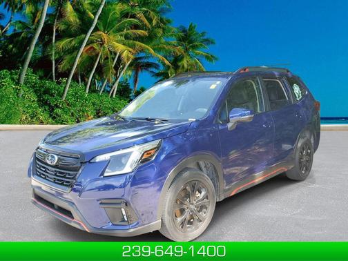 Sapphire Blue Pearl 2023 Subaru Forester Sport