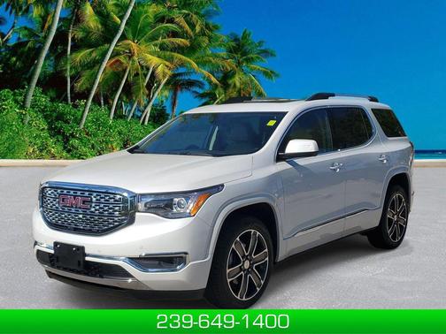 White Frost Tricoat 2017 GMC Acadia Denali