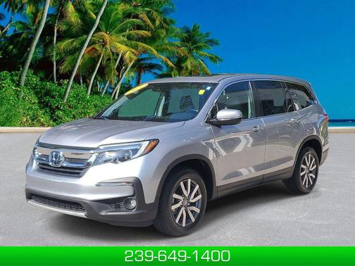 Lunar Silver Metallic 2021 Honda Pilot 2WD EX-L SUV