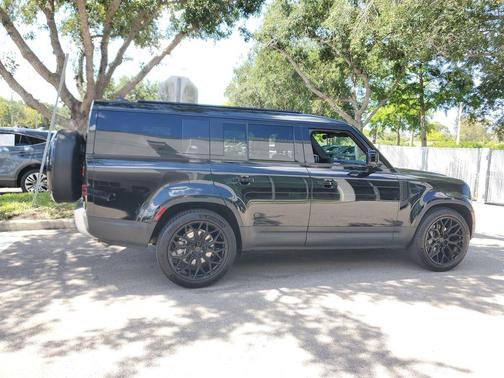 Santorini Black Metallic 2023 Land Rover Defender 130 SE