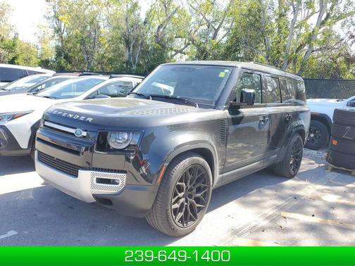 Santorini Black Metallic 2023 Land Rover Defender 130 SE