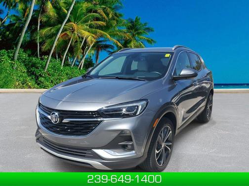 Satin Steel Metallic 2021 Buick Encore GX Essence
