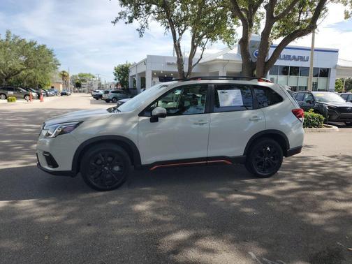 Crystal White Pearl 2023 Subaru Forester Sport