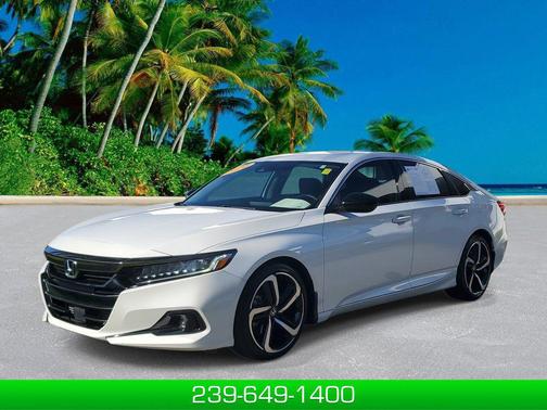 Platinum White Pearl 2022 Honda Accord Sport SE 1.5T