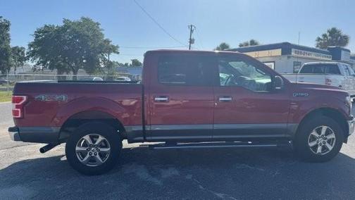 Red 2018 Ford F-150 XLT