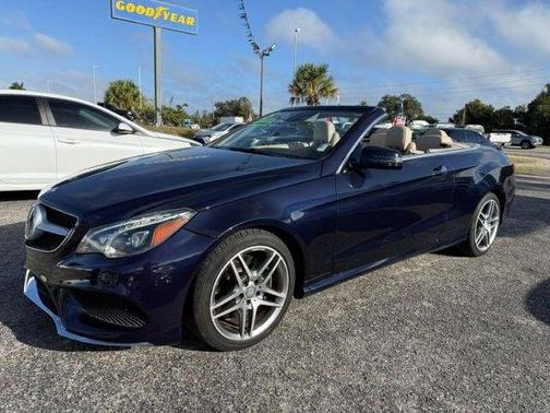 Blue 2015 Mercedes-Benz E-Class E550