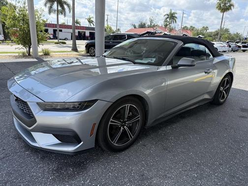 Iconic Silver Metallic 2025 Ford Mustang EcoBoost Premium