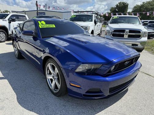 Blue 2014 Ford Mustang GT
