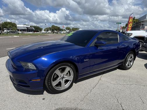 Blue 2014 Ford Mustang GT