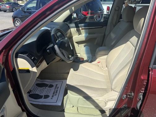 Burgundy 2007 Hyundai SANTA FE GLS