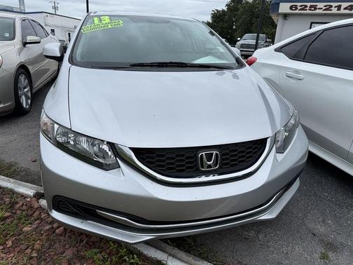 Alabaster Silver Metallic 2013 Honda Civic LX