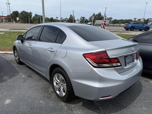 Alabaster Silver Metallic 2013 Honda Civic LX