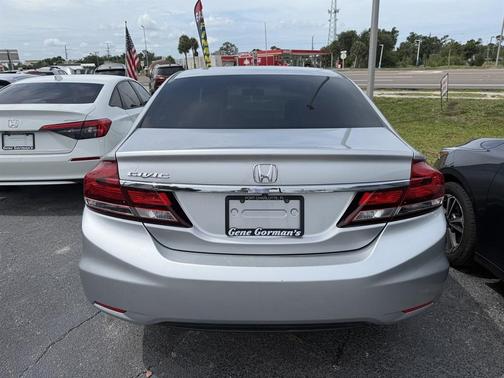 Alabaster Silver Metallic 2013 Honda Civic LX