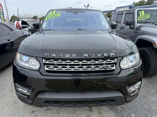 Black 2017 Land Rover Range Rover Sport 3.0L Supercharged HSE
