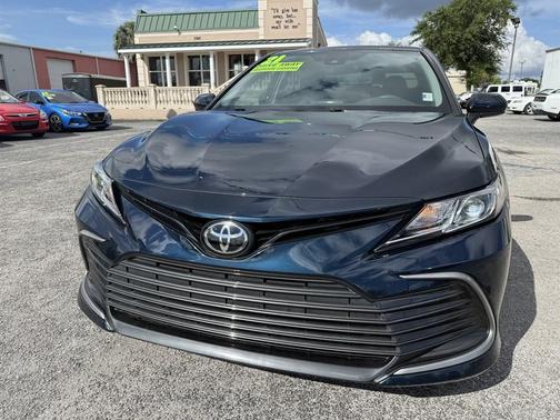 Galactic Aqua Mica 2021 Toyota Camry LE