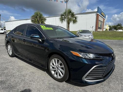 Galactic Aqua Mica 2021 Toyota Camry LE
