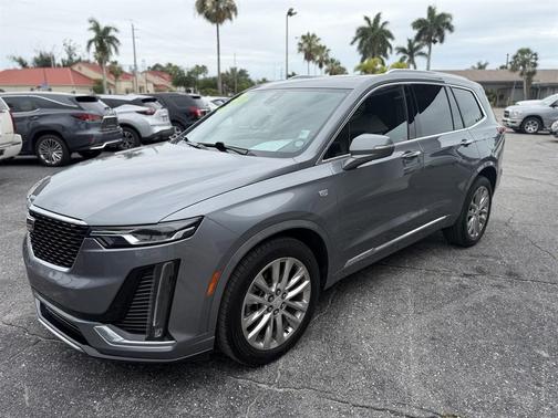 Satin Steel Metallic 2021 Cadillac XT6 Premium Luxury AWD