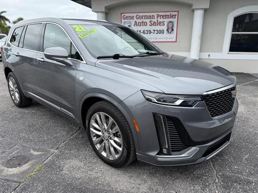 Satin Steel Metallic 2021 Cadillac XT6 Premium Luxury AWD