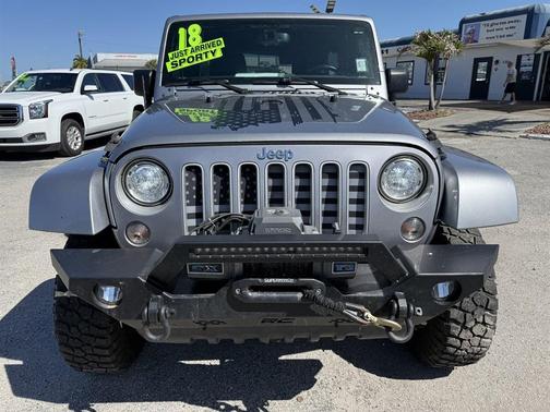 Billet Silver Metallic Clearcoat 2018 Jeep Wrangler JK Unlimited Sahara
