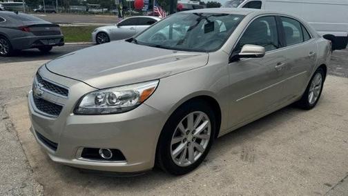 Silver 2013 Chevrolet Malibu 2LT