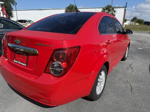 Red 2014 Chevrolet Sonic LT