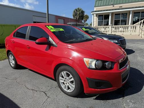 Red 2014 Chevrolet Sonic LT
