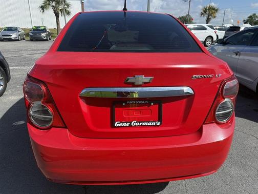 Red 2014 Chevrolet Sonic LT