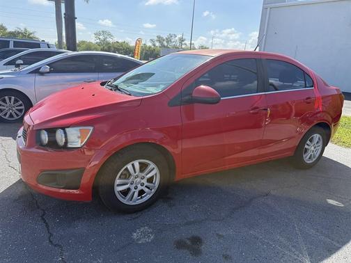 Red 2014 Chevrolet Sonic LT
