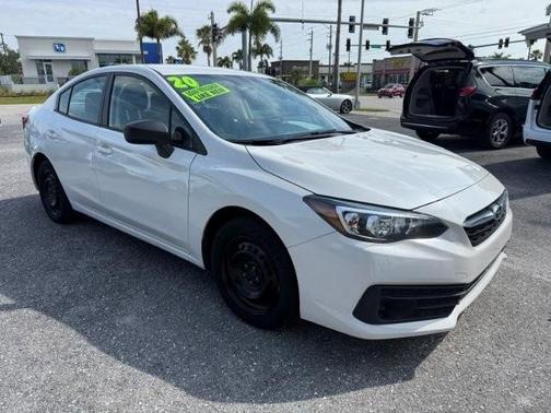 Crystal White Pearl 2020 Subaru Impreza Sedan