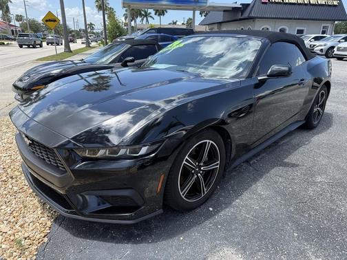 Shadow Black 2024 Ford Mustang EcoBoost Premium
