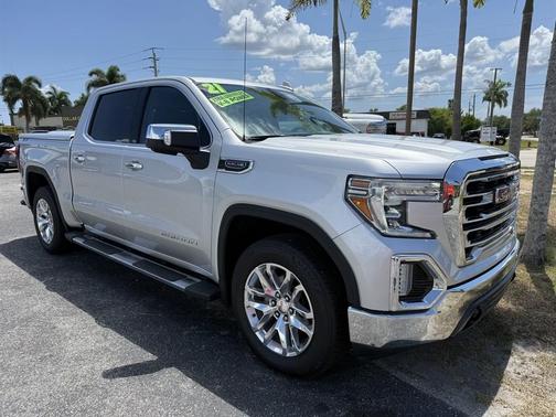 Quicksilver Metallic 2021 GMC Sierra 1500 SLT