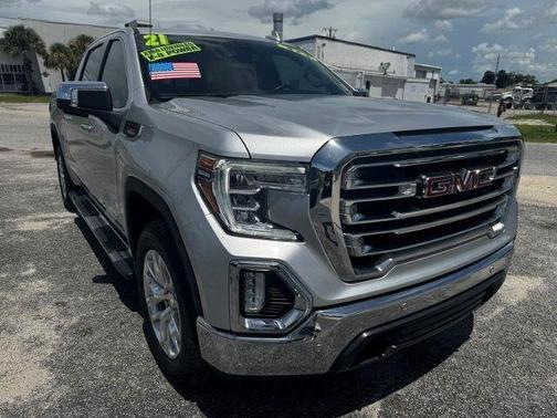Quicksilver Metallic 2021 GMC Sierra 1500 SLT