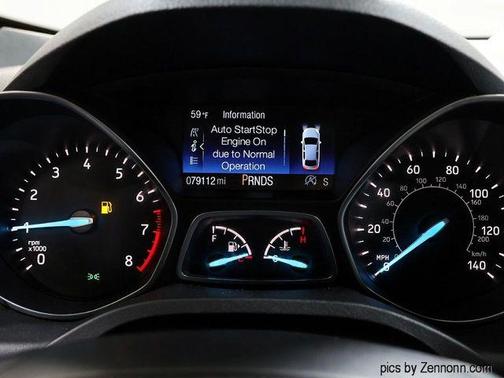 Black Metallic 2019 Ford Escape SE