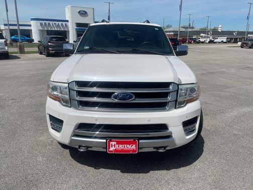 White Platinum Clearcoat Metallic 2017 Ford Expedition Platinum