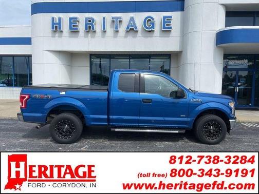 Lightning Blue 2017 Ford F-150 XLT